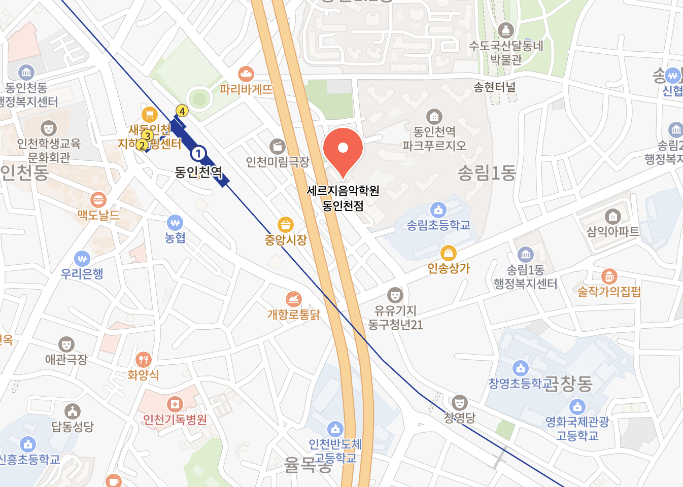 동인천점 전경